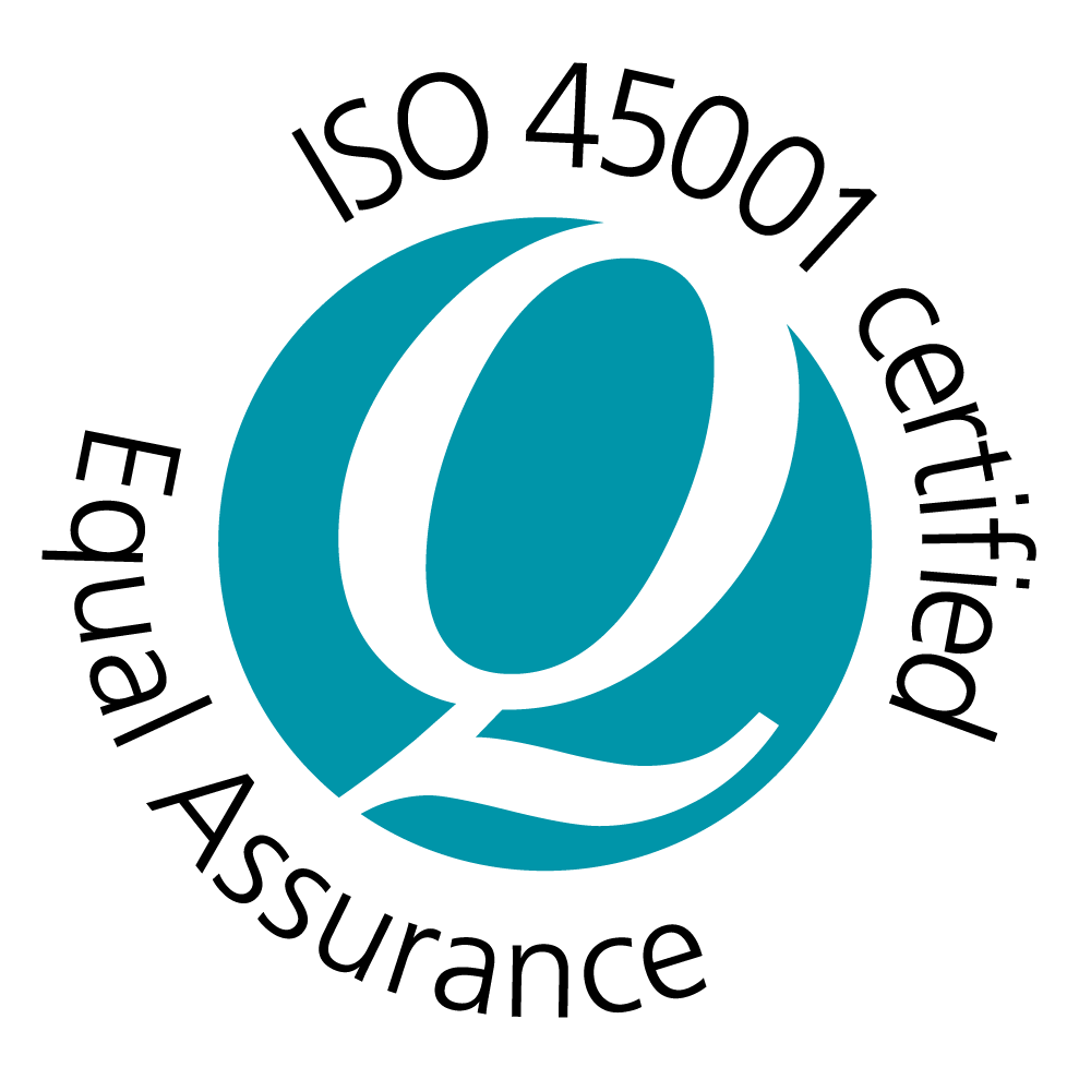 ISO 45001 certified logo